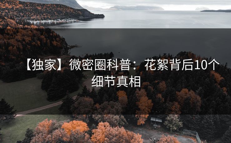 【独家】微密圈科普：花絮背后10个细节真相